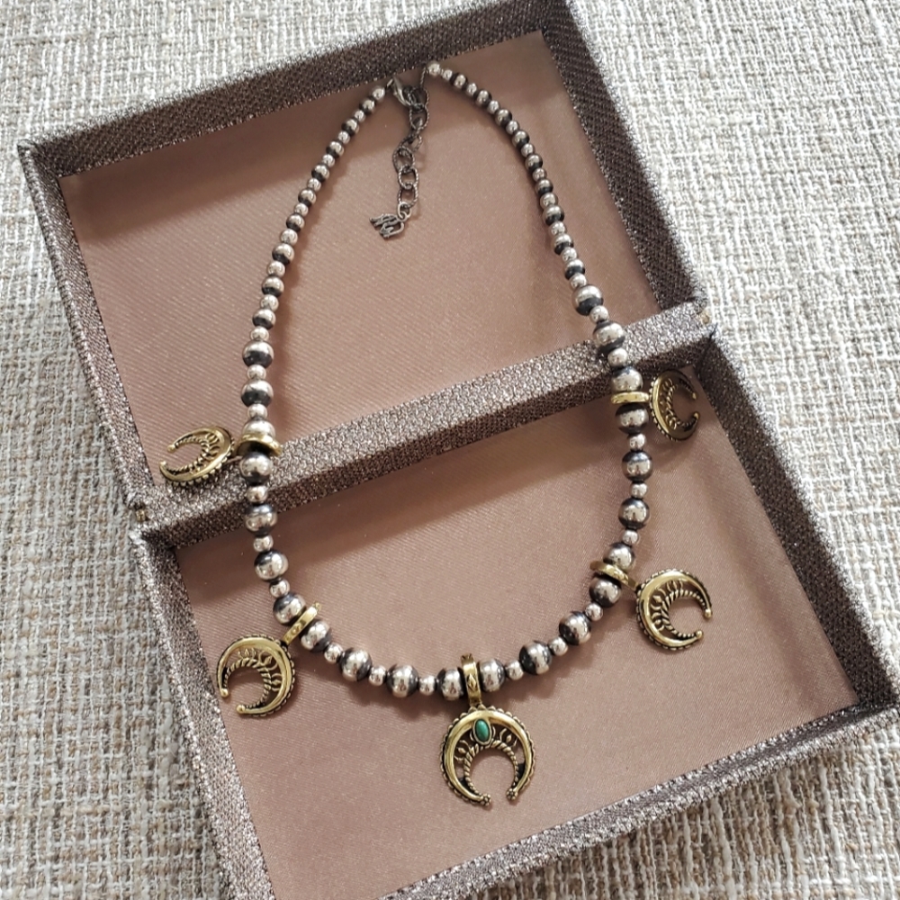 American West Sterling Naja  Necklace